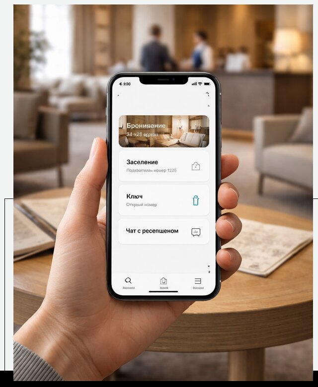 Мобильное приложение для гостей отеля в Лабинске, управление сервисом
